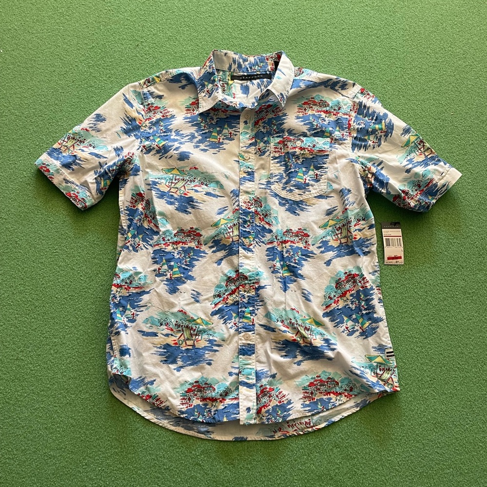 Men’s Sean John button-down shirt large